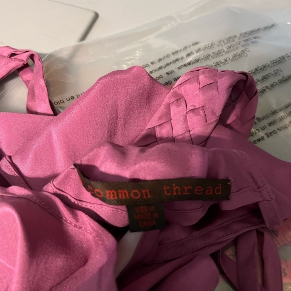 Pink Sleeveless Women's Top 95 percent silk 5 percent spandex - Picture 5 of 5